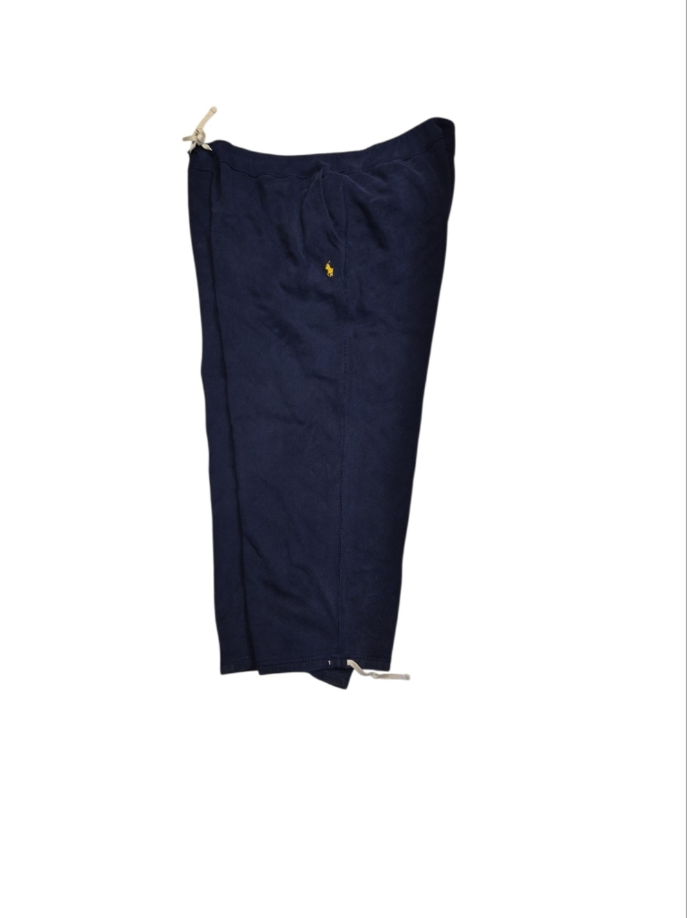 Ralph Lauren Navy Sweatpants with Yellow Pony Embroidery And Pockets Size 3xb